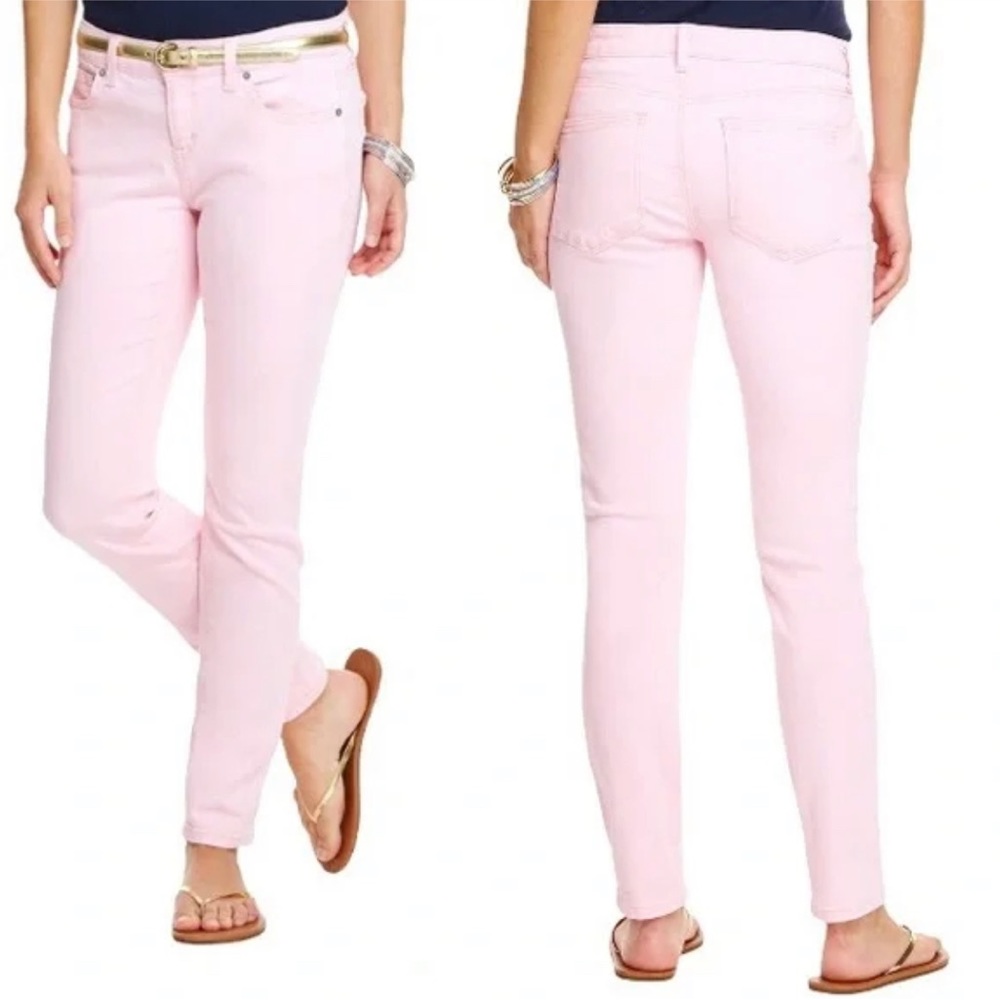Vineyard Vines Pink High Rise Skinny Jeans